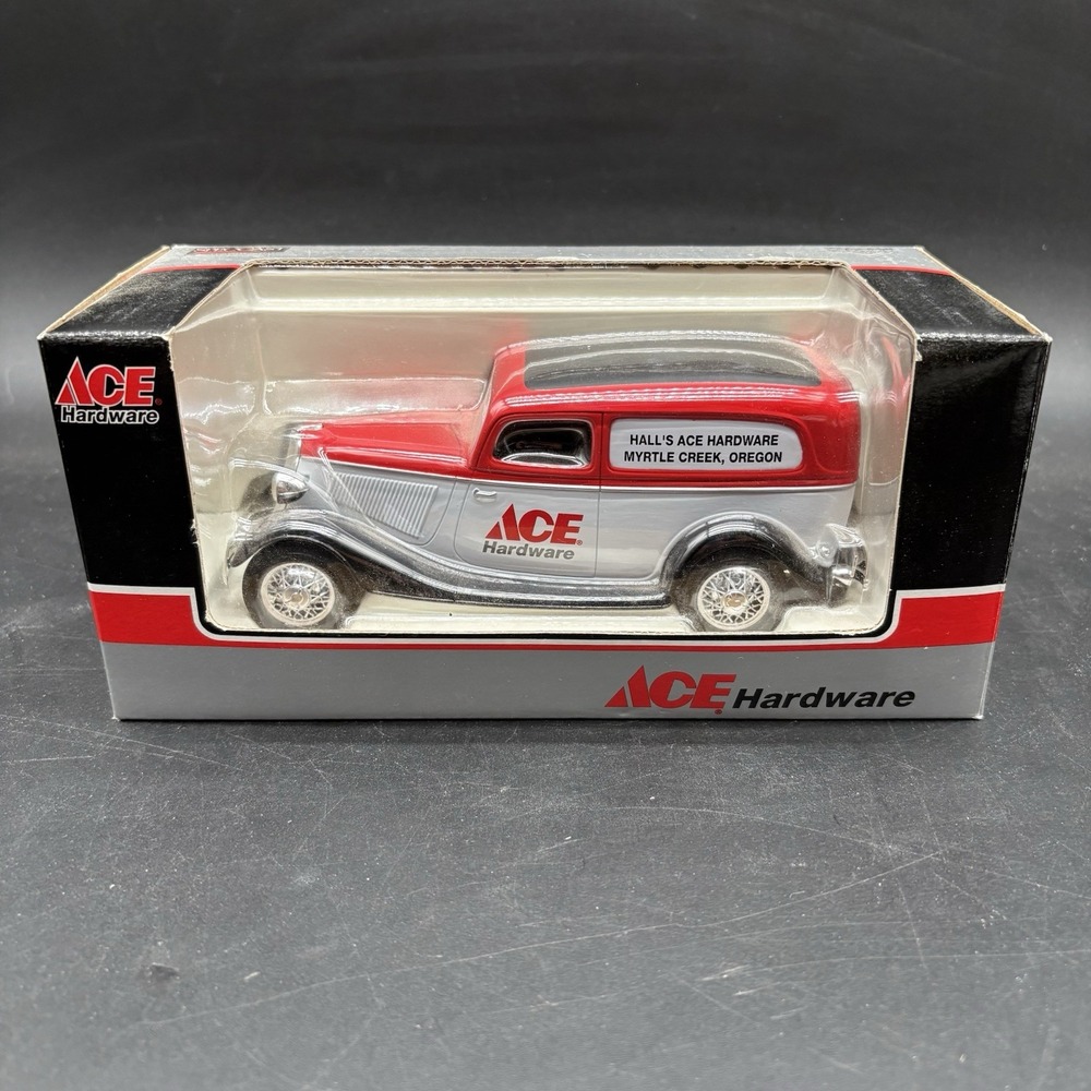 Ace Hardware 1934 Ford Sedan Delivery Die Cast Bank Halls Myrtle Creek 14003